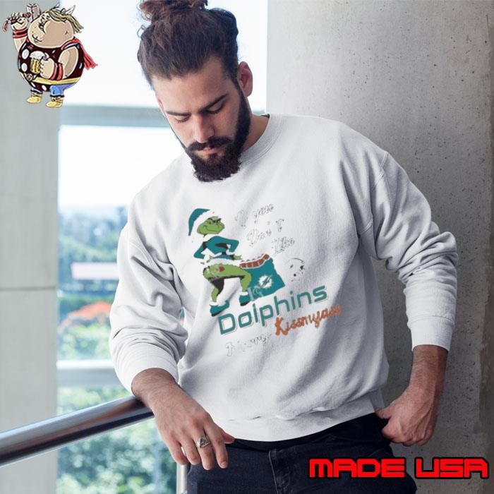 Santa Grinch If You Don’t Like Miami Dolphins Merry Kissmyass Sweatshirt