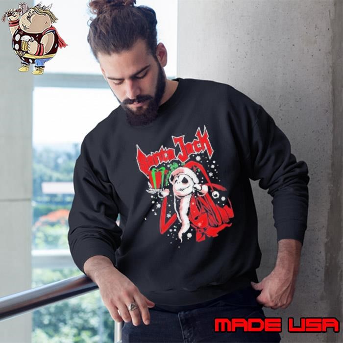 Santa Jack Skellington Gift Christmas Sweatshirt