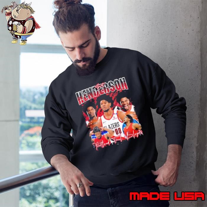 Scoot Henderson American professional basketball player Portland Trail Blazers Sweatshirt