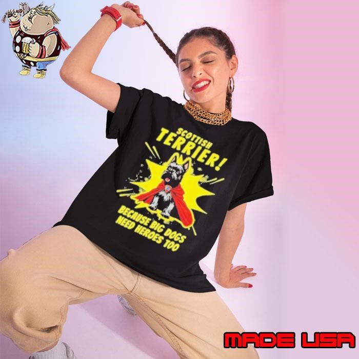 Scottie Dog Gifts Women Superdog Scottish Terrier Dog Performance Sprint Ladies tee