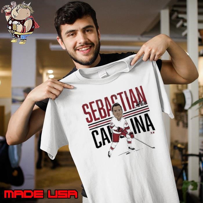 Sebastian Aho Center Ice Caricature shirts Unisex