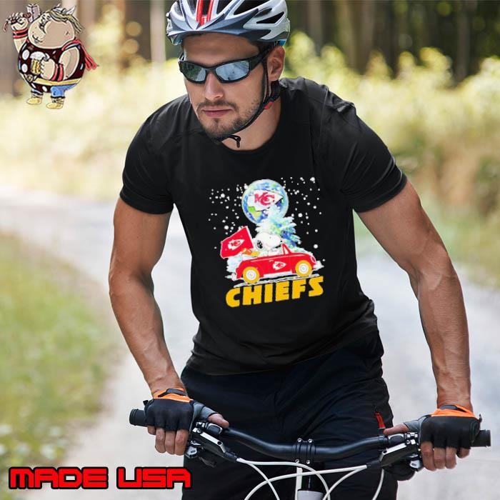 Snoopy driving car Let’s go Kansas City Chiefs Christmas Unisex