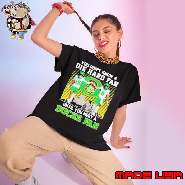 Solomon Davis vs Dillon Gabriel you don’t know a die hard fan until you meet a Oregon Ducks fan Ladies tee