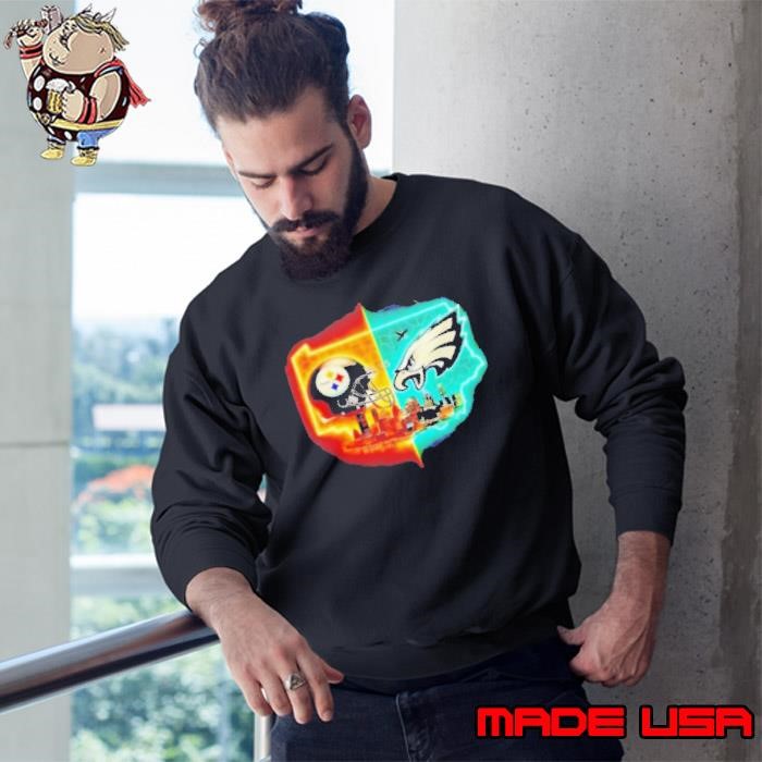 Steelers and Eagles december 15 logo Sweatshirt