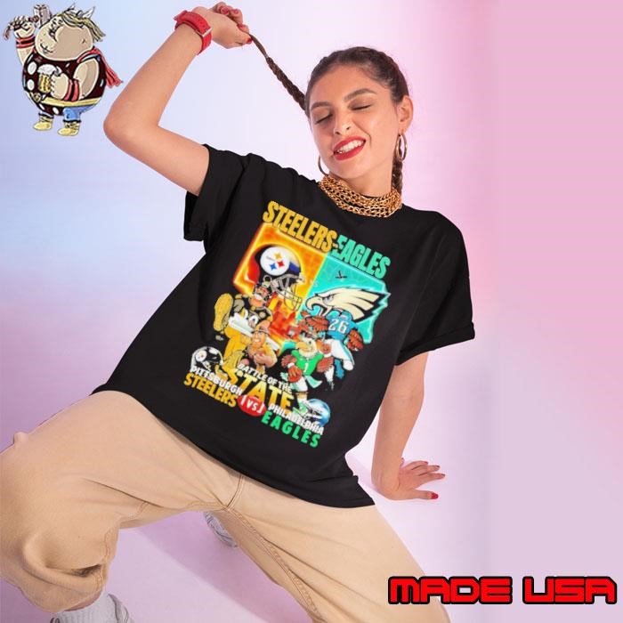 Steelers vs Eagles battle of the State Ladies tee