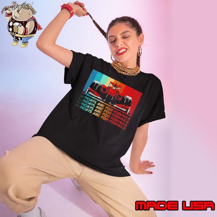 Sundays Are For Formula Racing Lover Ladies tee