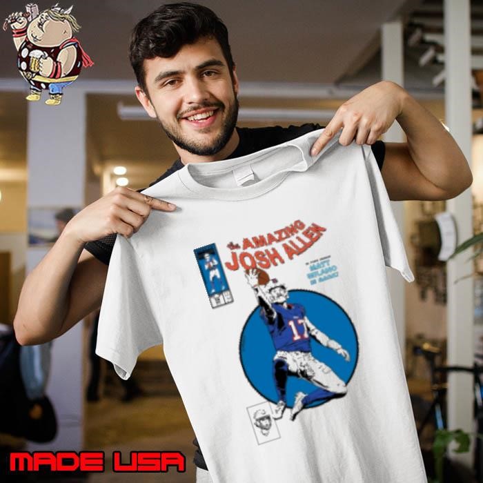 Superheroes The Amazing Josh Allen Go Bills Forever Buffalo Bills Matt Milano Is Back Unisex