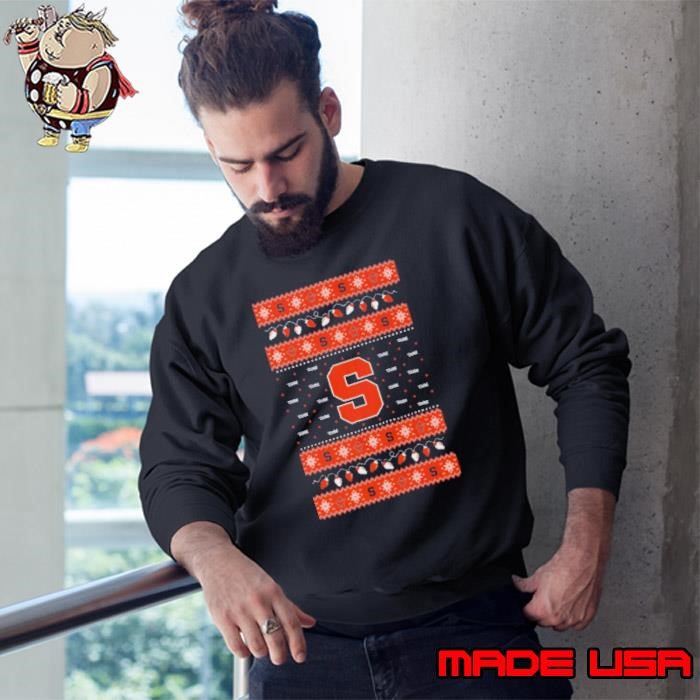 Syracuse Orange Holiday Lights Sweatshirt