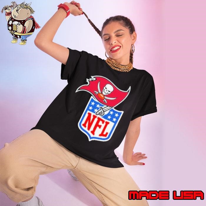 Tampa Bay Buccaneers X NFL logo Ladies tee