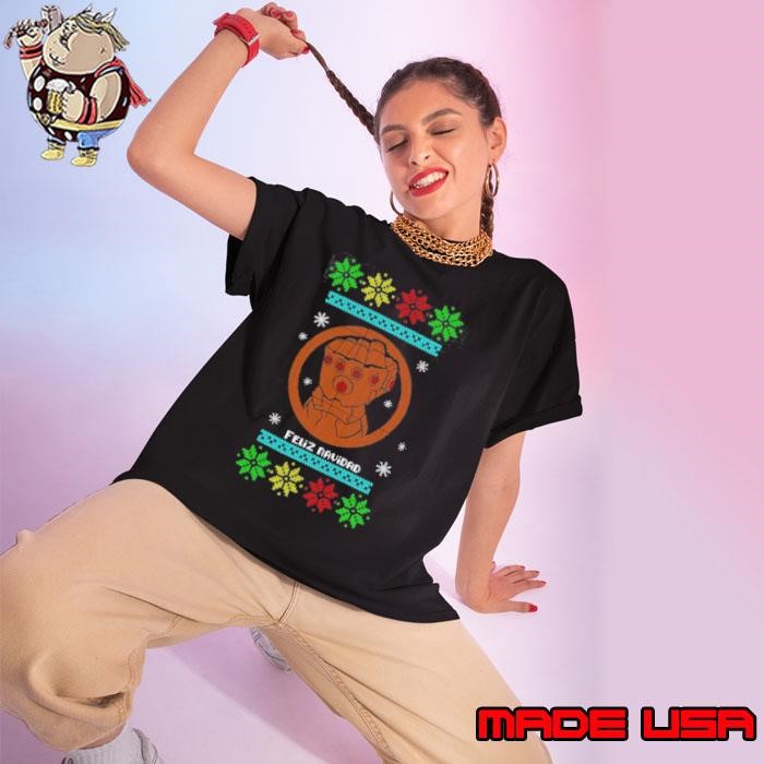 Thanos Feliz Navidad Ugly Christmas Ladies tee