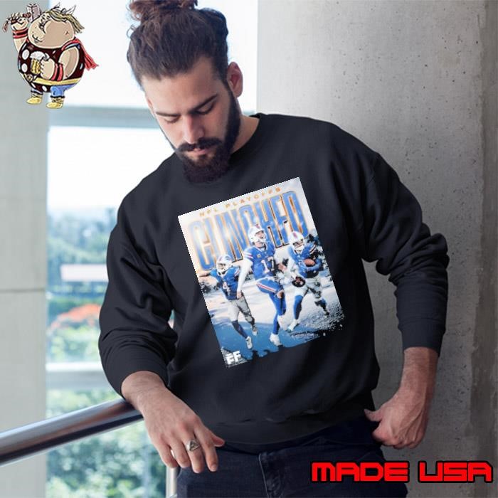The Buffalo Bills have clinched a Playoff Berth and an AFC East title 2024 Poster Sweatshirt