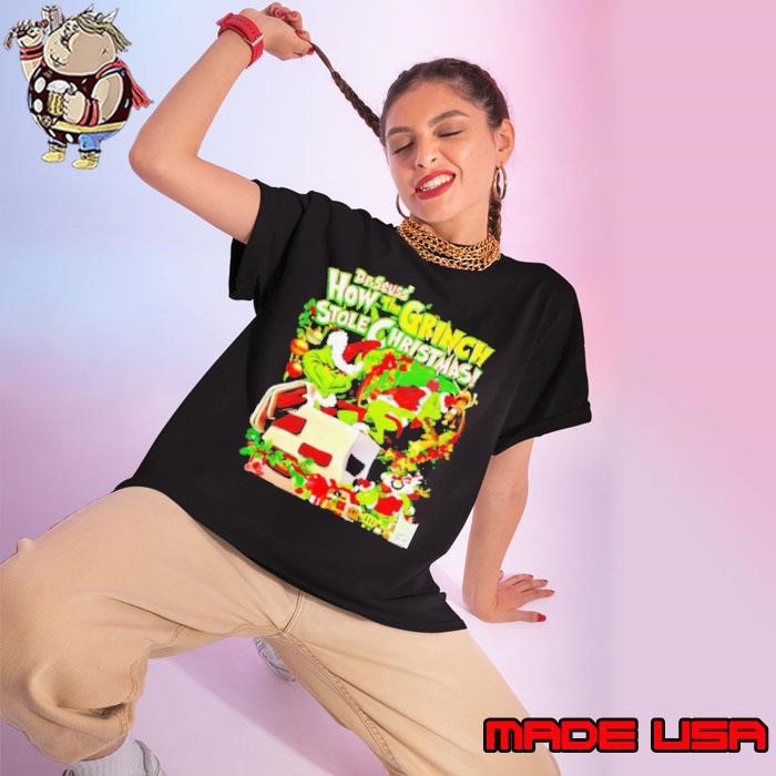 The Grinch Dr Seuss how the Grinch Stokle Christmas graphic Ladies tee