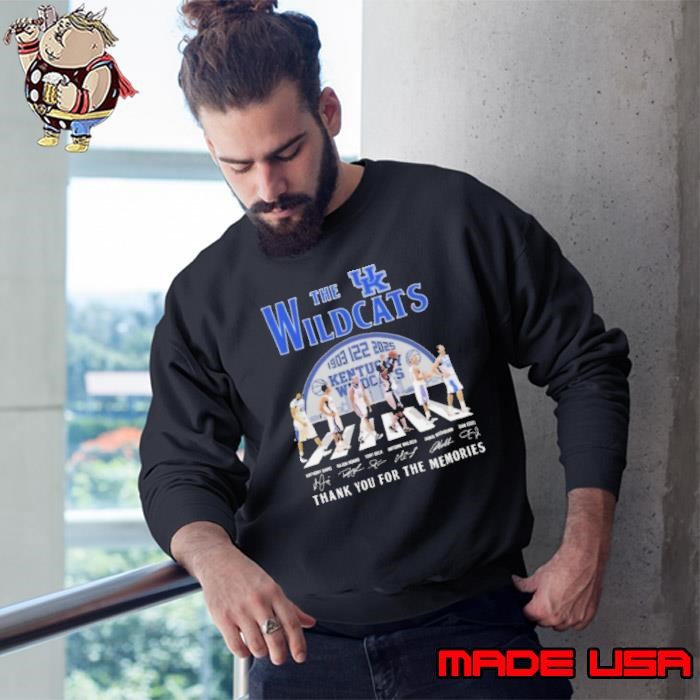 The Kentucky Wildcats 1903 2025 Signatures Thank You For The Memories 2024 Sweatshirt
