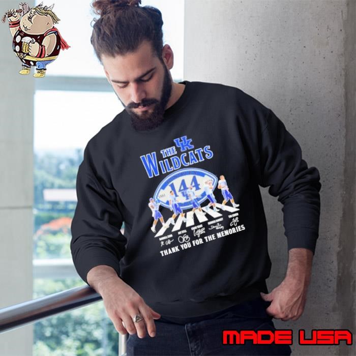 The Kentucky Wildcats Football Abbey Road 144th Anniversary 1881-2025 Signatures Sweatshirt