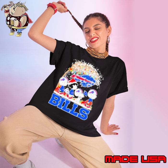 The Peanuts It's The Most Wonderful Time Of The Year Buffalo Bills 2024 Ladies tee
