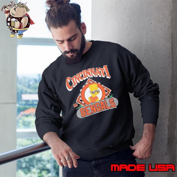 The Simpsons Bart x Cincinnati Bengals NFL Sweatshirt