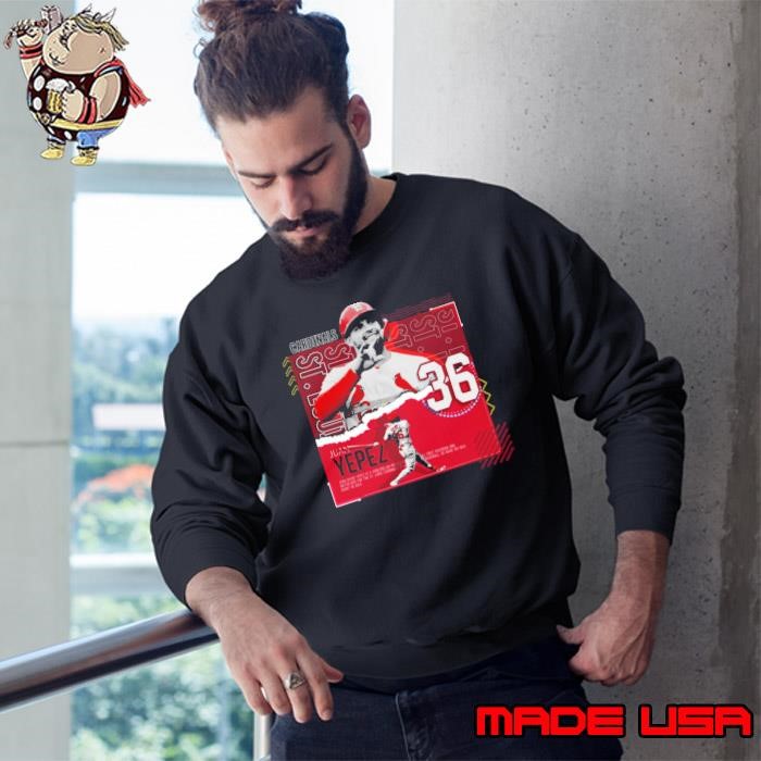 Venezuelan professional baseball outfielder and first baseman juan yepez Sweatshirt