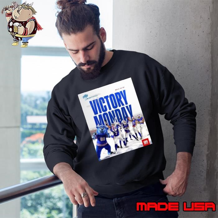 Victory Monday Week 13 Buffalo Bills vs San Francisco 49ers Go Bills 2024 Poster Sweatshirt
