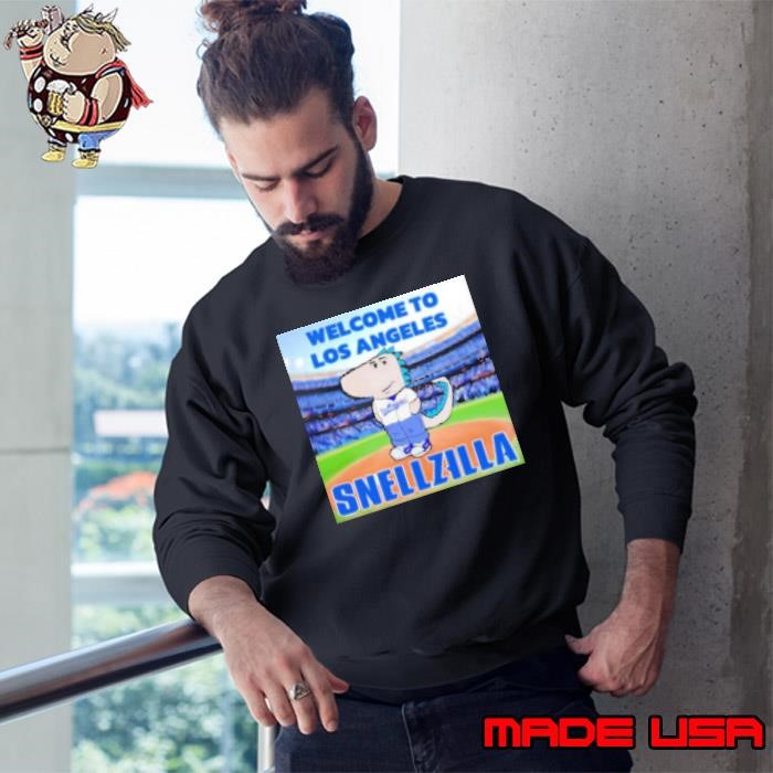 Welcome to Los Angeles Blake Snell Snellzilla Chill Guy Sweatshirt