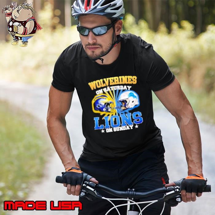 Wolverines on Saturday Lions on Sunday head to head Unisex