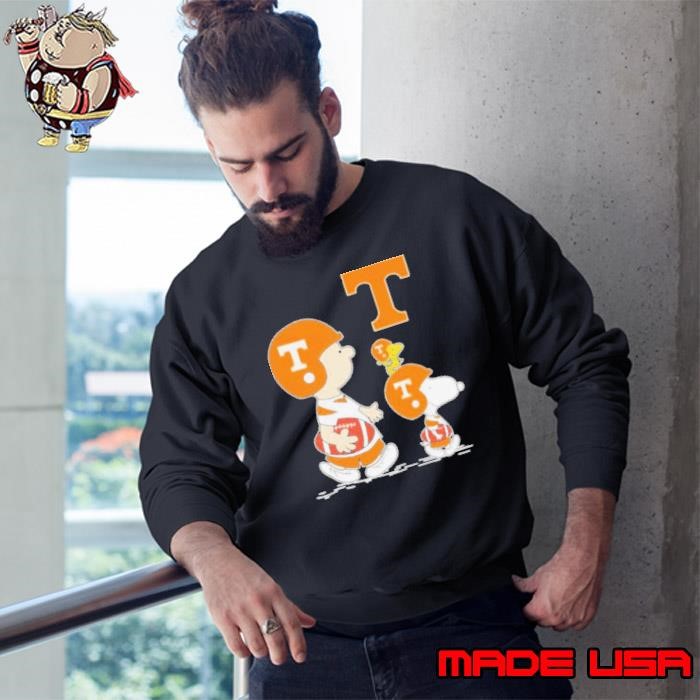 Woodstock and Charlie Brown Tennessee Volunteers legendary Peanuts characters Sweatshirt