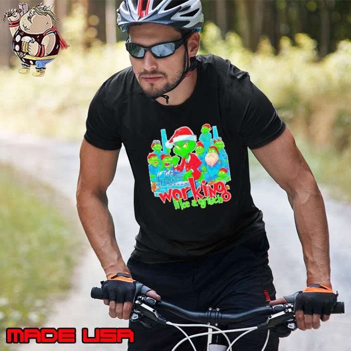 Working Like A Grinch Christmas Mechanic Unisex