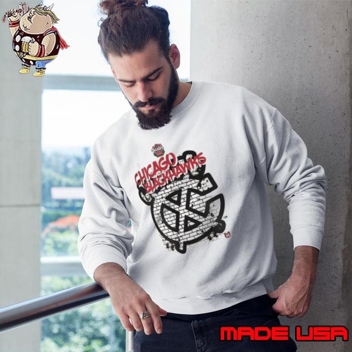 Youth Chicago Blackhawks Tan 2025 NHL Winter Classic Street Art Sweatshirt