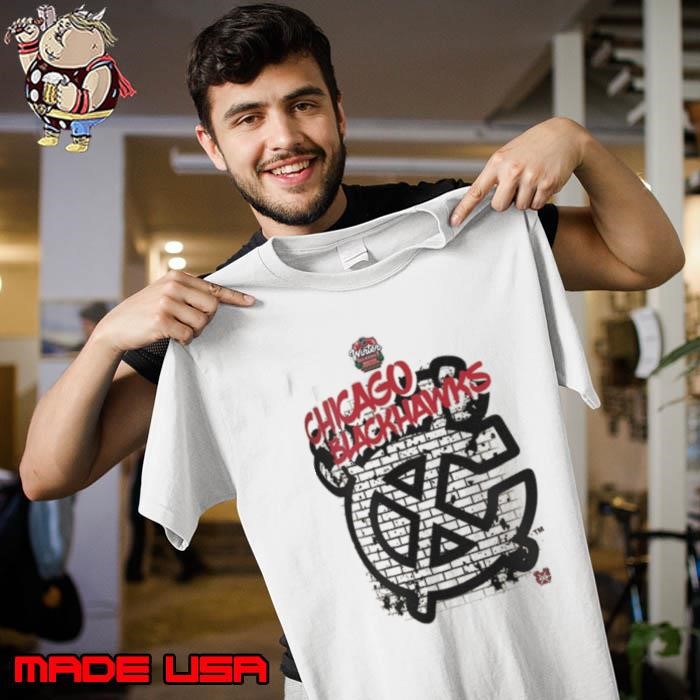 Youth Chicago Blackhawks Tan 2025 NHL Winter Classic Street Art Unisex