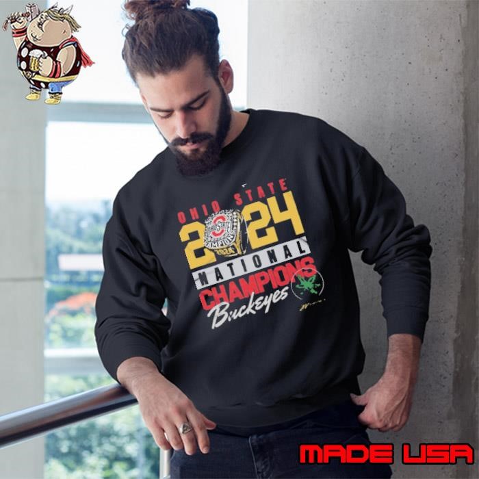 2024 Ohio State Champions Ring Buckeyes Sweatshirt