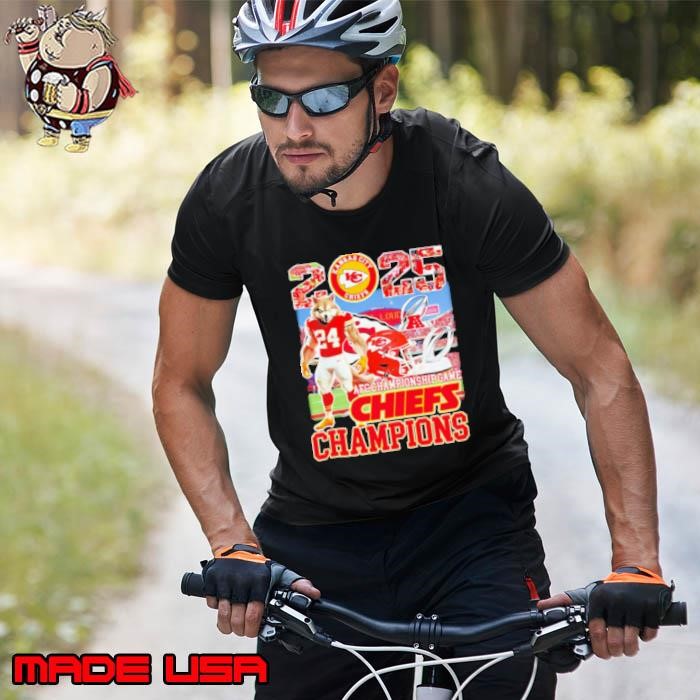2025 Kansas City Chiefs AFC Championship Game Chiefs Champions Unisex