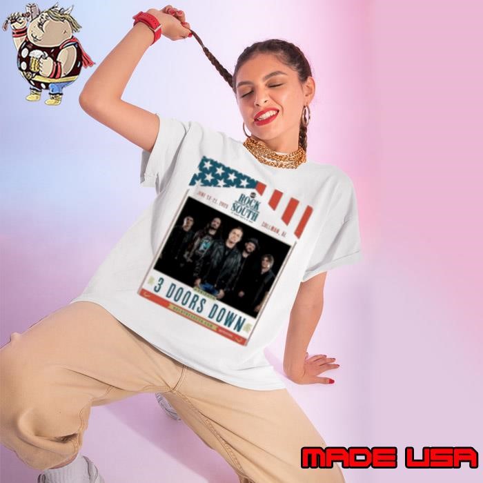 3 Doors Down Rock The South The Biggest Party In The South 2025 Ladies tee