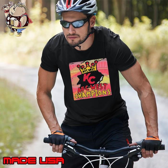 AFC West Champions 2025 Kansas City Chiefs cartoon Unisex
