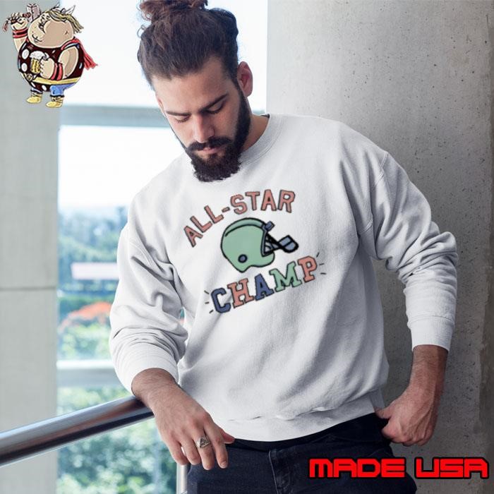 All Star Champ helmet Sweatshirt