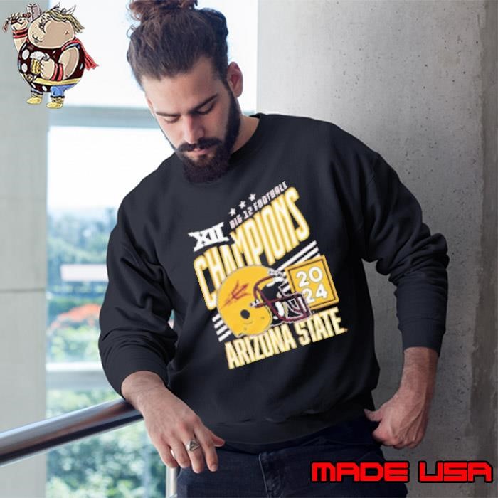 Arizona State Big 12 Champions Helmet Sweatshirt
