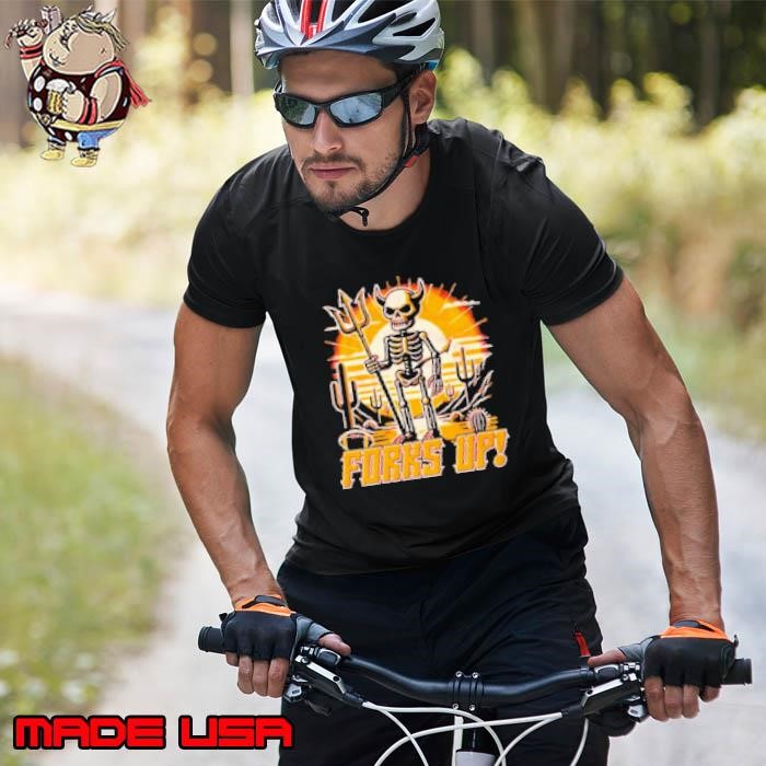 Arizona State Sun Devils skeleton forks up Unisex