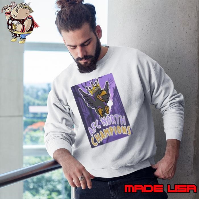 Baltimore Ravens AFC North Champions AFC Division Champions Picture Sweatshirt