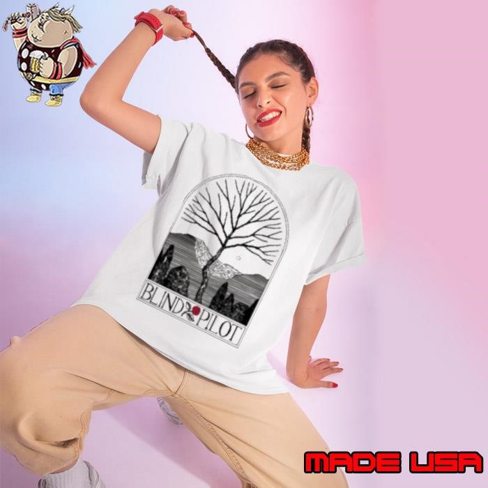 Blind Pilot Rose Landscape Ladies tee