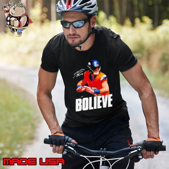 Bo Nix Bolieve Denver Broncos signature Unisex