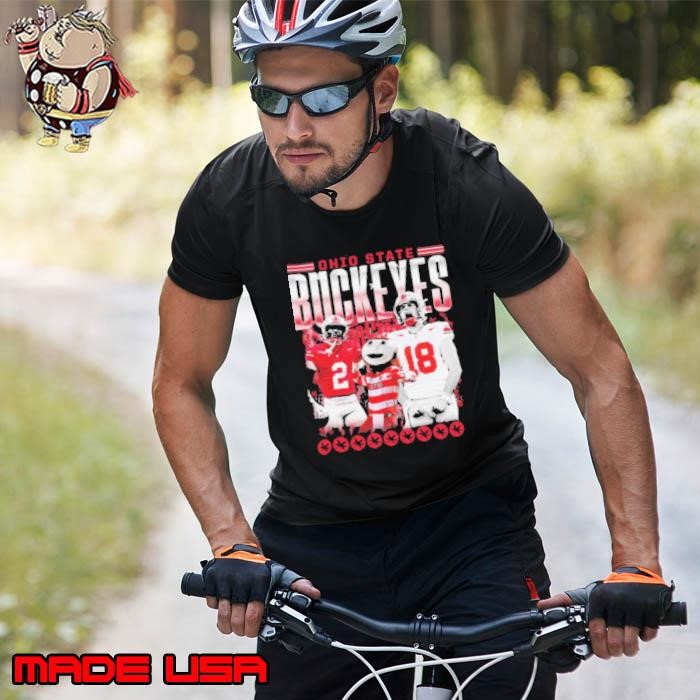 Caleb Downs X Will Howard Ohio State Buckeyes Mascot Graphic Unisex