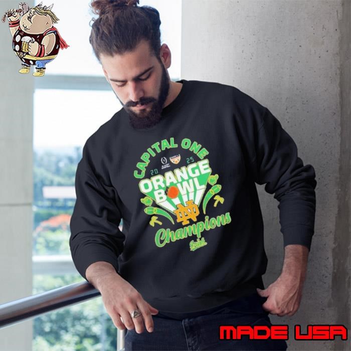 Capital One Orange Bowl Champions Notre Dame Fighting Irish NCAA 2025 Football Sweatshirt