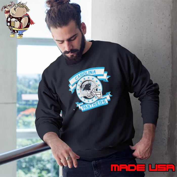 Carolina Panthers Wingback Carry Helmet Stars Sweatshirt
