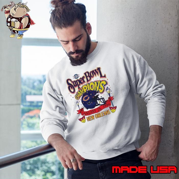 Chicago Bears Super Bowl Champions New Orleans 1986 Sweatshirt