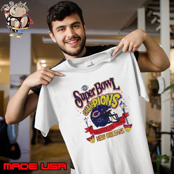 Chicago Bears Super Bowl Champions New Orleans 1986 Unisex