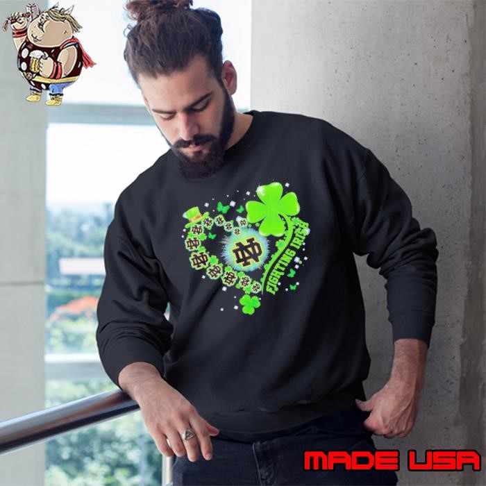 Clover heart Notre Dame Fighting Irish Sweatshirt