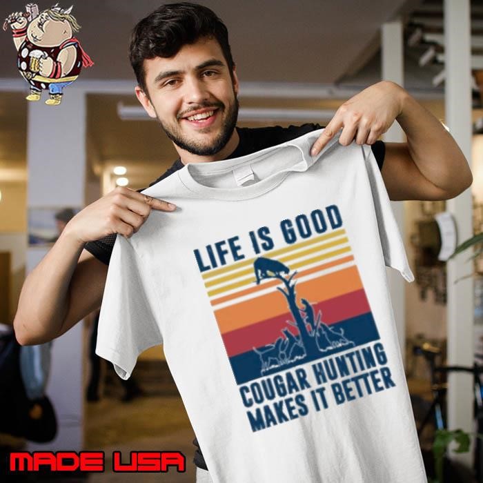 Cougar Hunting Gifts Men Women Mountain Lion Hunter Unisex