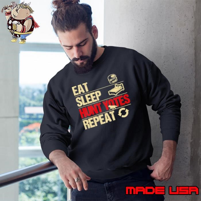 Coyote Hunting Eat Sleep Hunt Yotes Repeat Sweatshirt