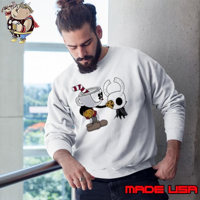 Cuphead and The Knight Hollow Knight Sweatshirt