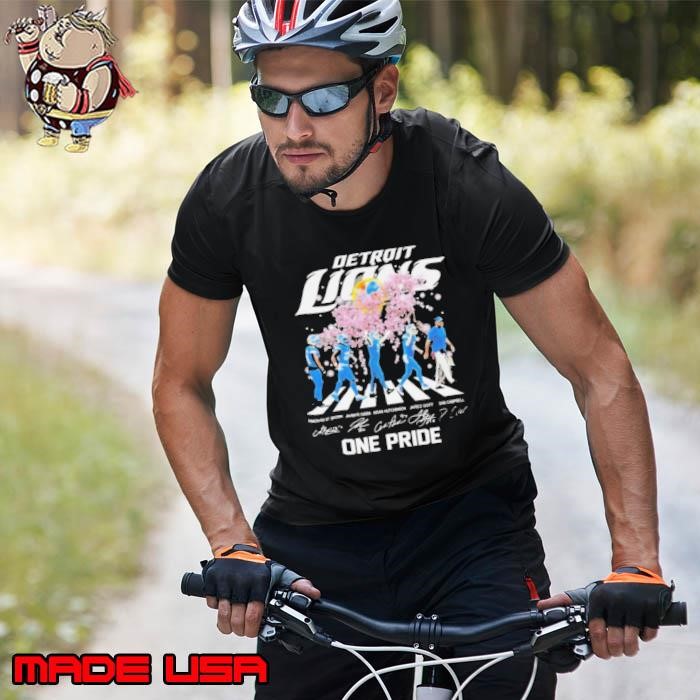 Detroit Lions One Pride Cherry Blossoms Bloom Walking Signatures 2025 Unisex