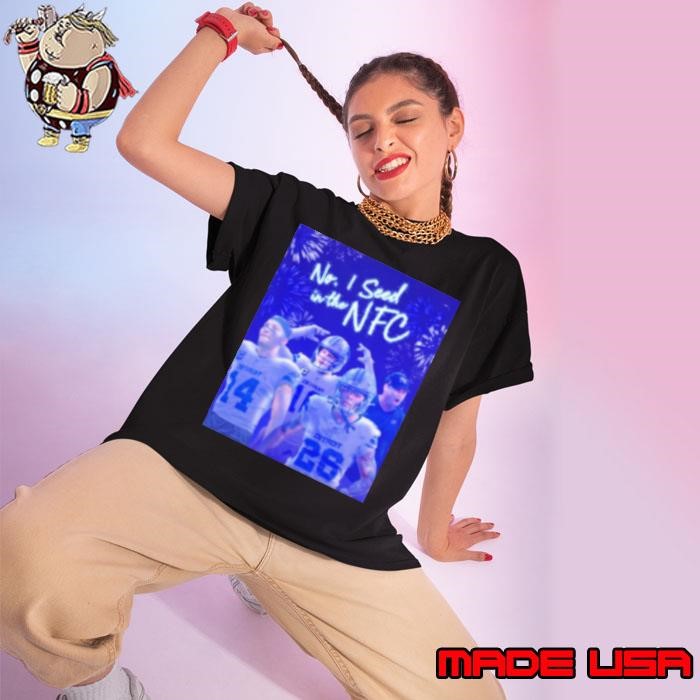 Detroit Lions no 1 seed in the NFC champions fireworks Ladies tee