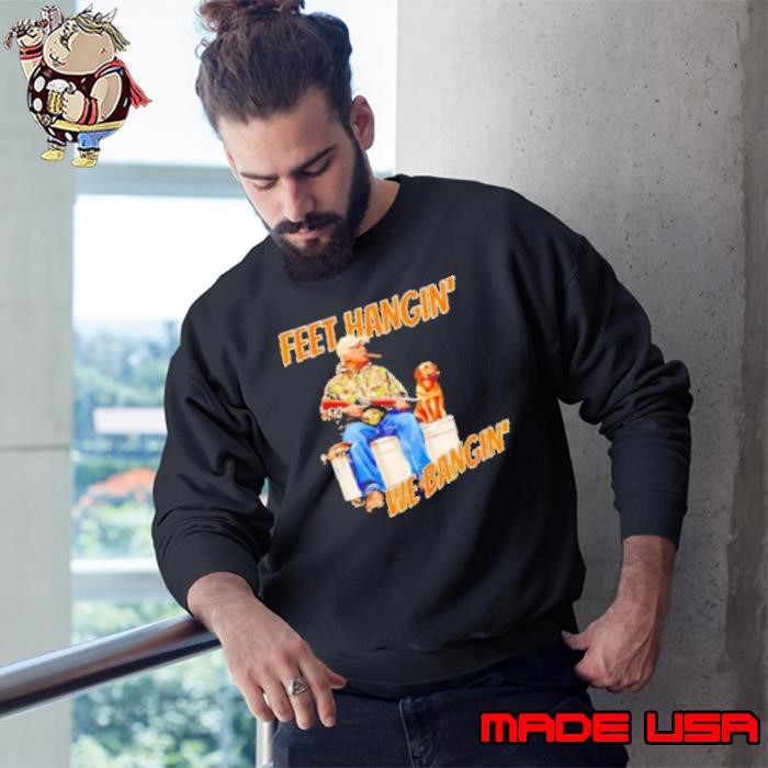 Feet Hangin We Bangin Trump Duck Hunting Sweatshirt